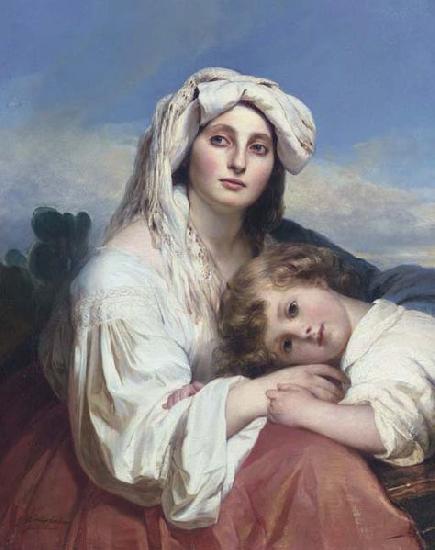 Franz Xaver Winterhalter Italienerin mit Kind